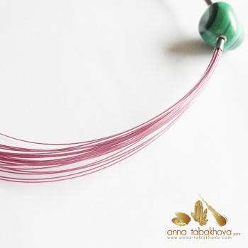 22 PINK nylon coated wires...