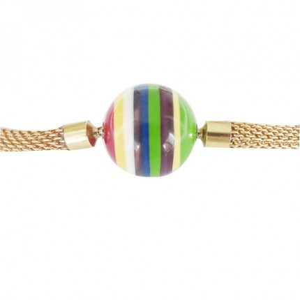 20 mm Striped Colored Resin InterChangeable Clasp