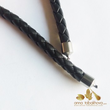 8 mm Braided Leather...