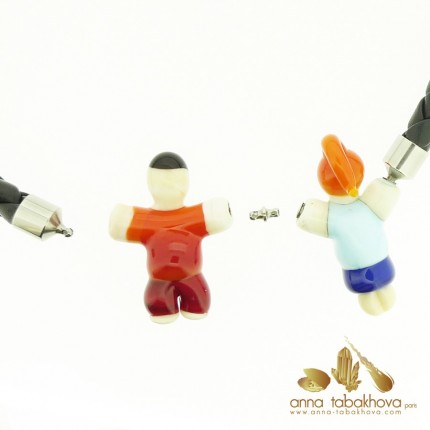 Fancy Child Murano Venitian glass as interChangeable Clasp (one for sale)