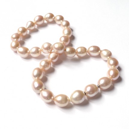 PINK Pearl InterChangeable Necklace with clasp
