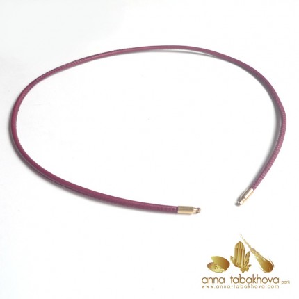 3 mm STITCHED Leather InterChangeable Necklace
