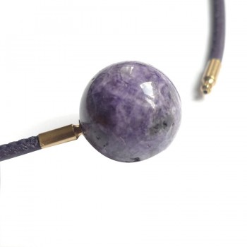 Purple SUGILITE bead as...
