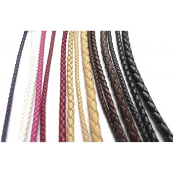 3 mm Braided Leather...