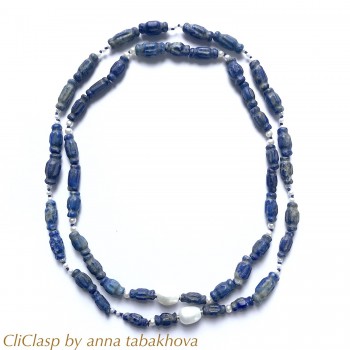 Double Lapis and Pearls...